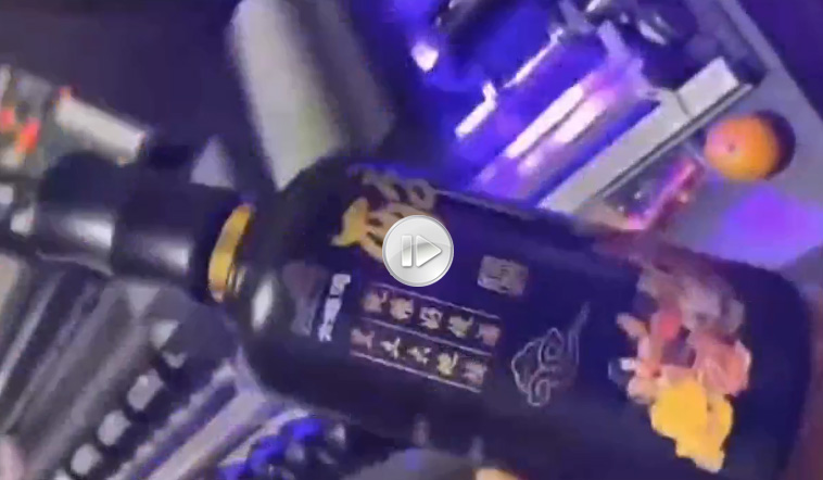 圓柱體打印視頻，酒瓶打印視頻，化妝品打印視頻